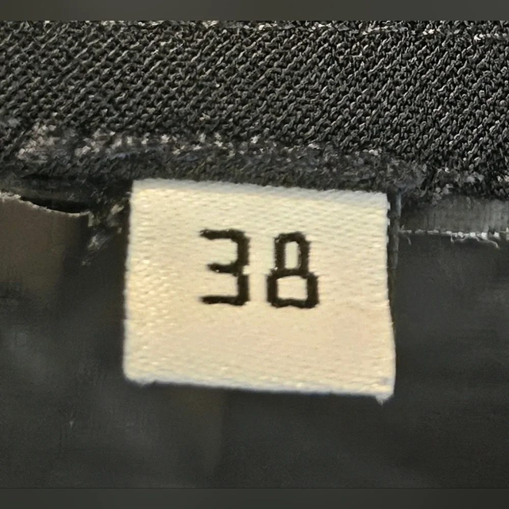 BALENCIAGA Paris Black Stretch Skinny Pants Size 38 US Size 8 - Picture 3 of 5
